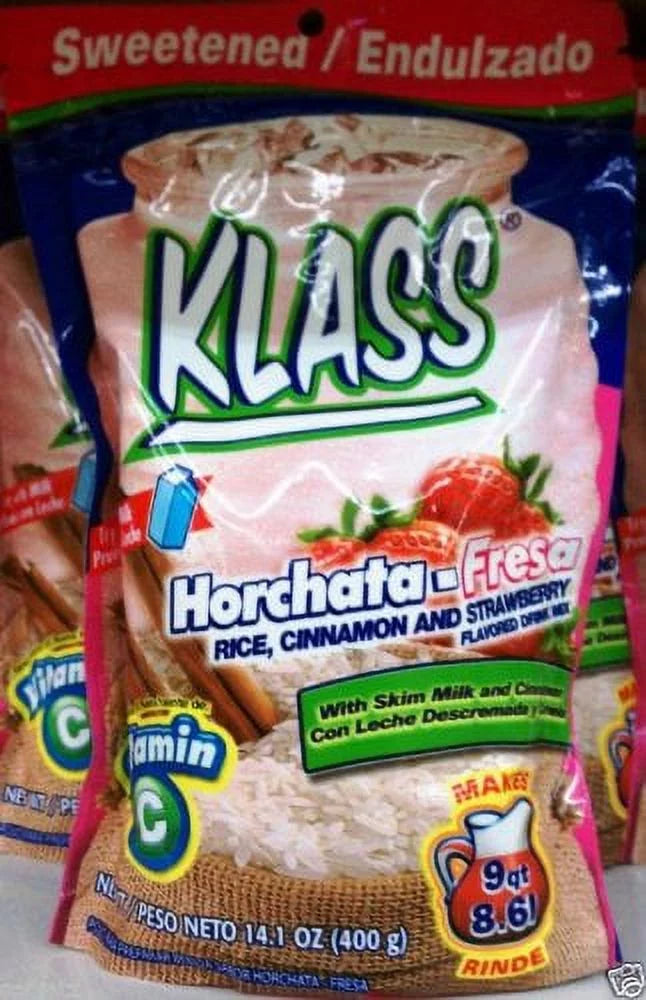 Klass Horchata Strawberry Mix (Pack of 36)