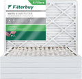 Filterbuy 10x14x2 MERV 8 Pleated HVAC AC Furnace Air Filters (5-Pack)