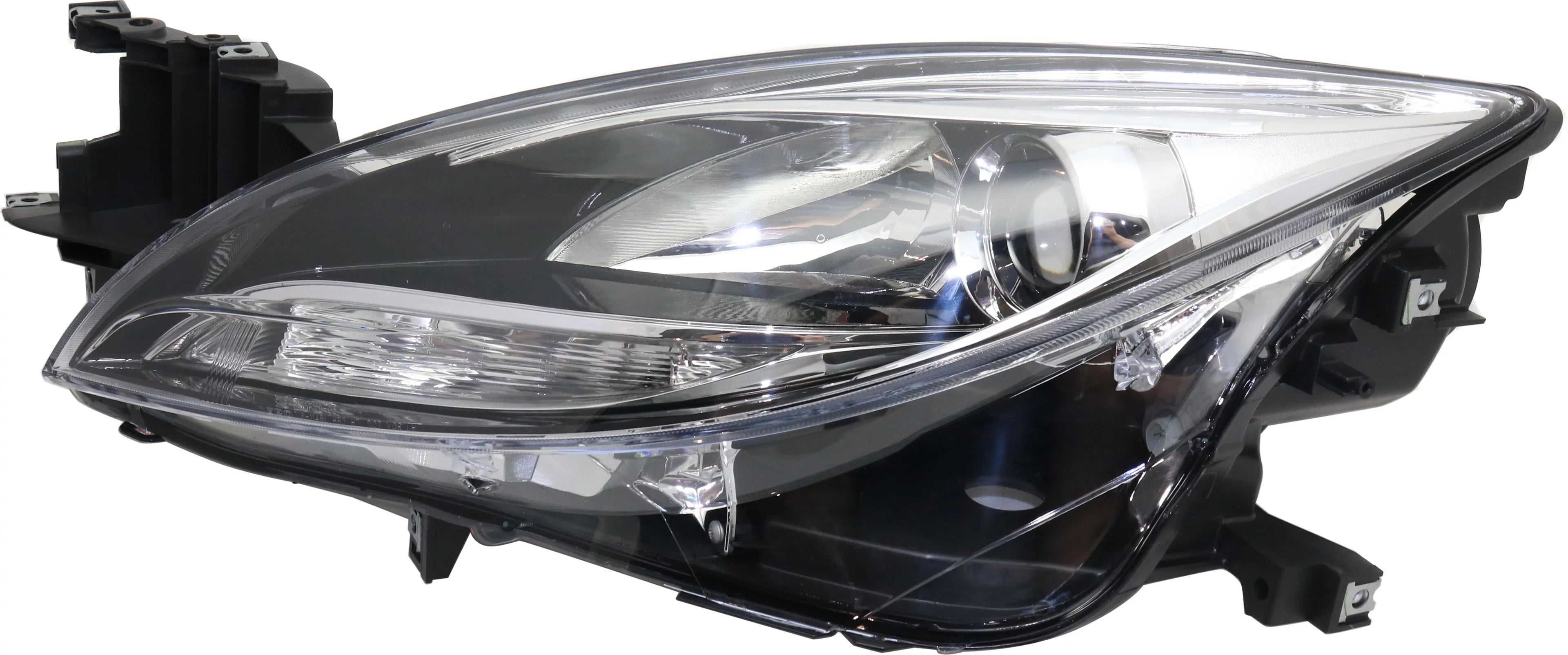 Replacement REPMZ100114 Headlight Fitting With 2011-2013 Mazda 6 Left Driver Halogen