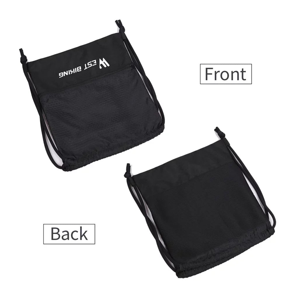 WEST BIKING Drawstring Bag Outdoor Sports Sackpack Backpack, Black
