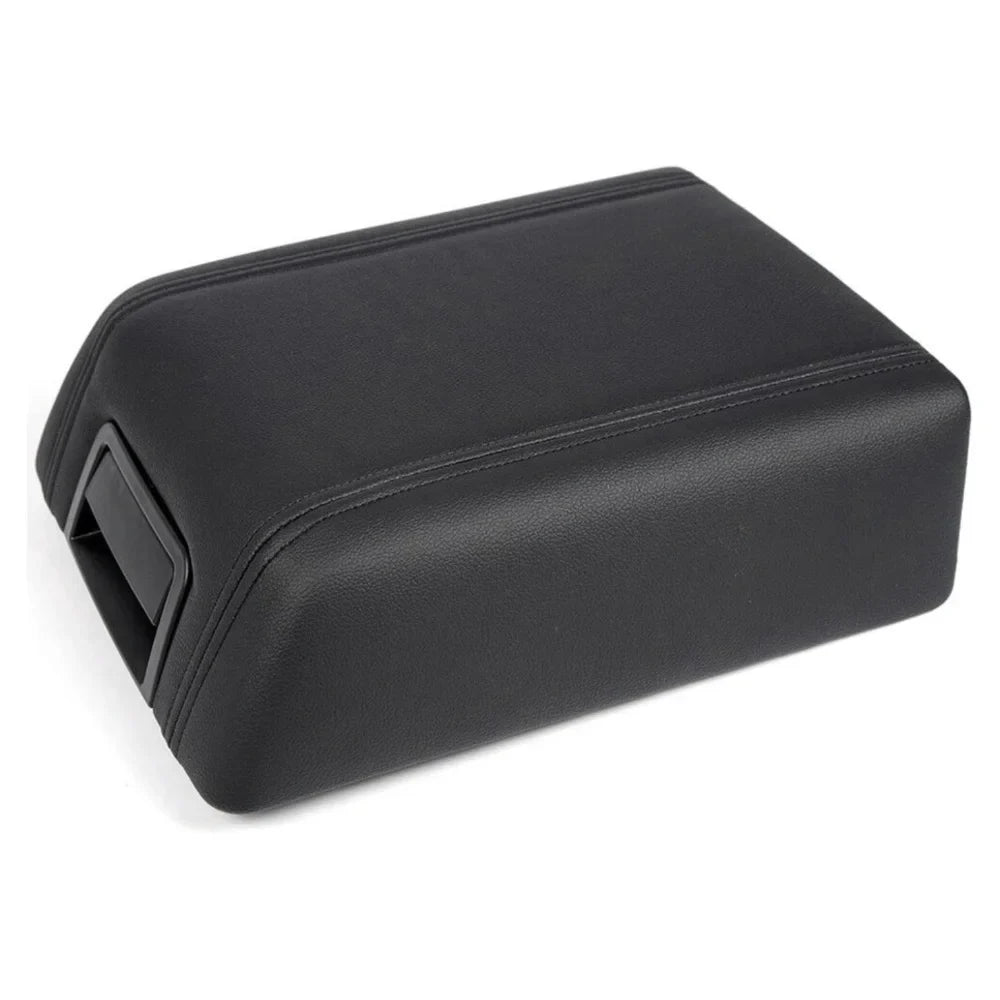 Teledu For 2004-2008 Ford F-150 BLACK LEATHER CENTER CONSOLE ARM REST LID Shield PAD
