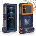 UrbanX Professional [15m/50ft] Swimming Diving Surfing Snorkeling Photo Video Waterproof Protective Case Underwater Housing for Tecno Camon 16 And all Phones Up to 6.9 Inch LCD with Lanyard