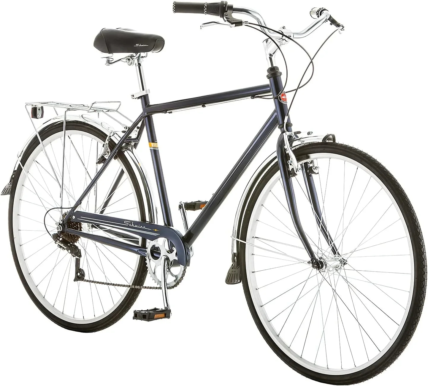 Open Box Schwinn Wayfarer Hybrid Bike 7-Speed Drivetrain 18" 700C Wheels S4032EAZ - BLUE