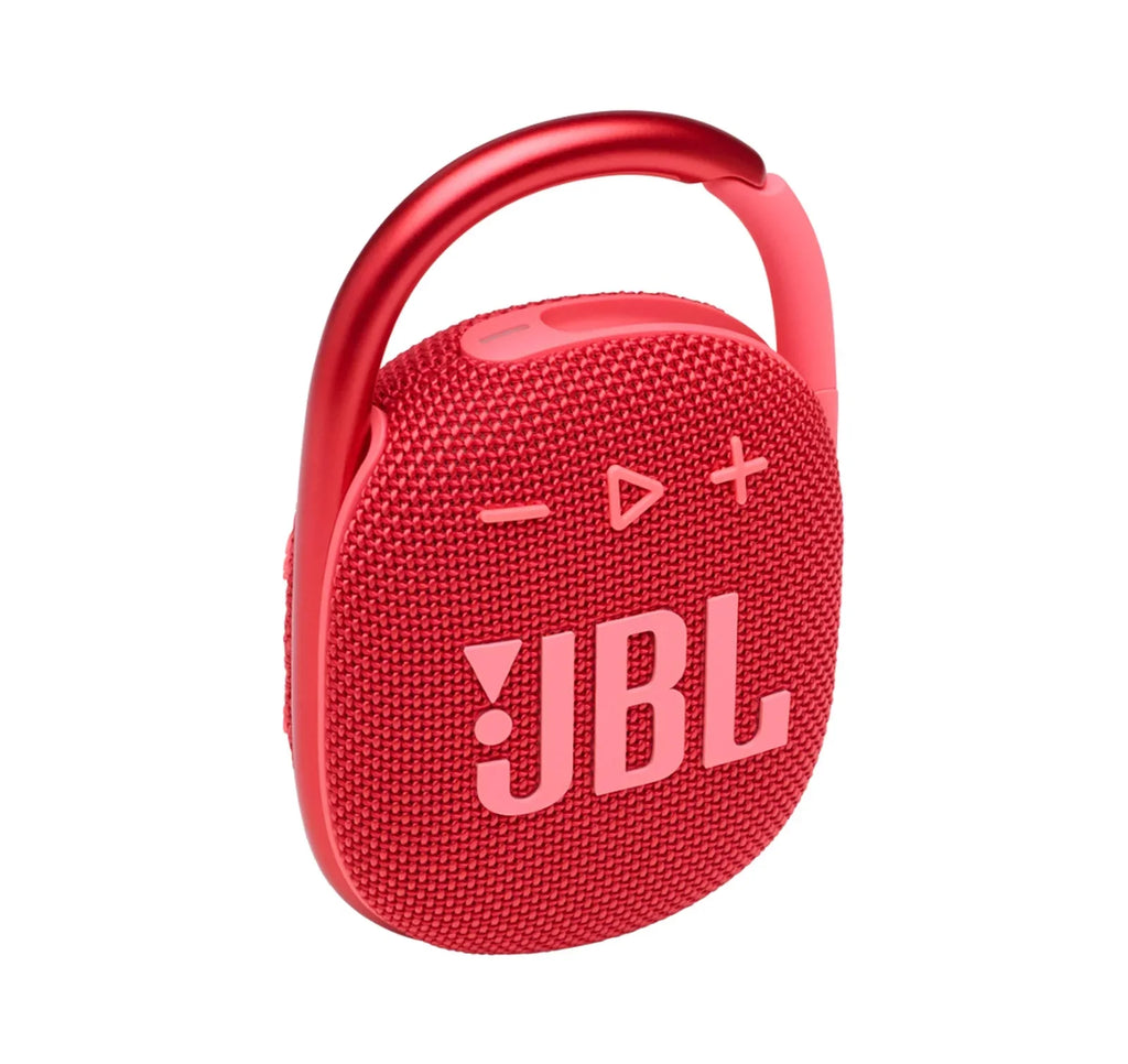 Restored JBL Clip 4 Red Portable Bluetooth Speaker (Refurbished)