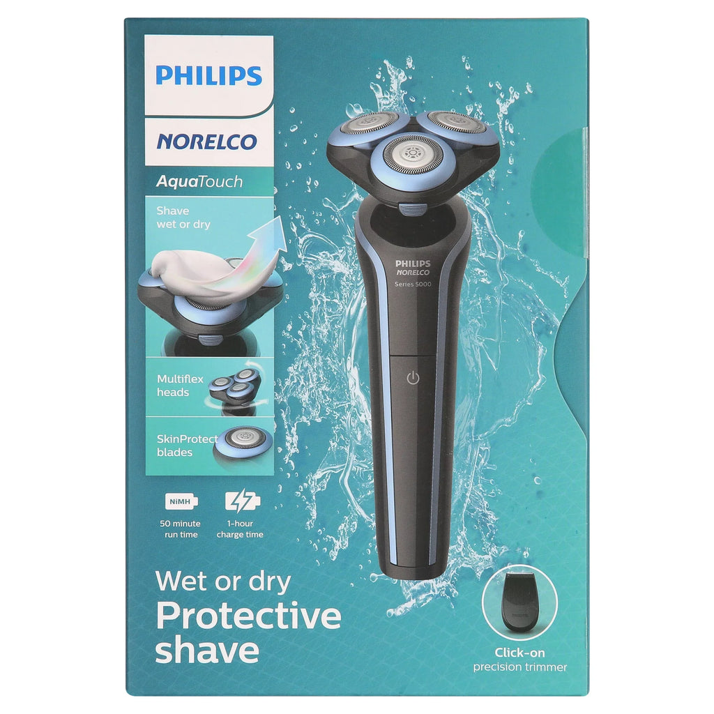 Philips Norelco Series 5000 Electric Shaver for Men Dry Wet Cordless Rechargeable Beard Trimmer