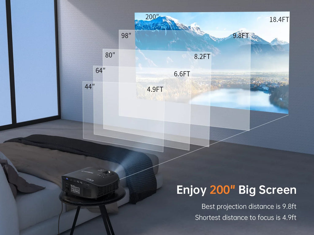 VANKYO Leisure 510W HD Projector, Portable Movie, Wireless connection Projector, with Built-in Office Software