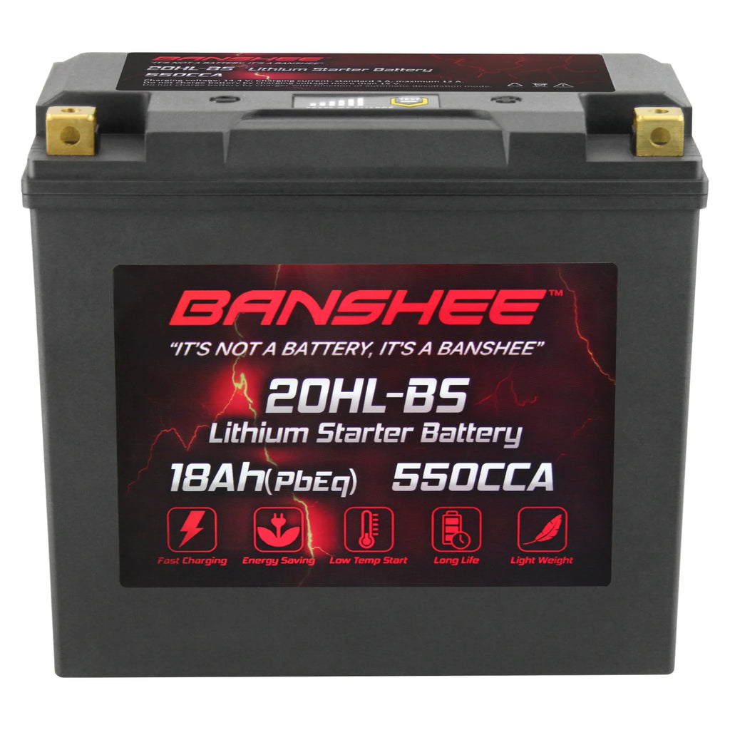 Banshee 20L-BS LiFePO4 Motorsports Battery Fitting with Yamaha XA1200A WaveRunner 2001 to 2005
