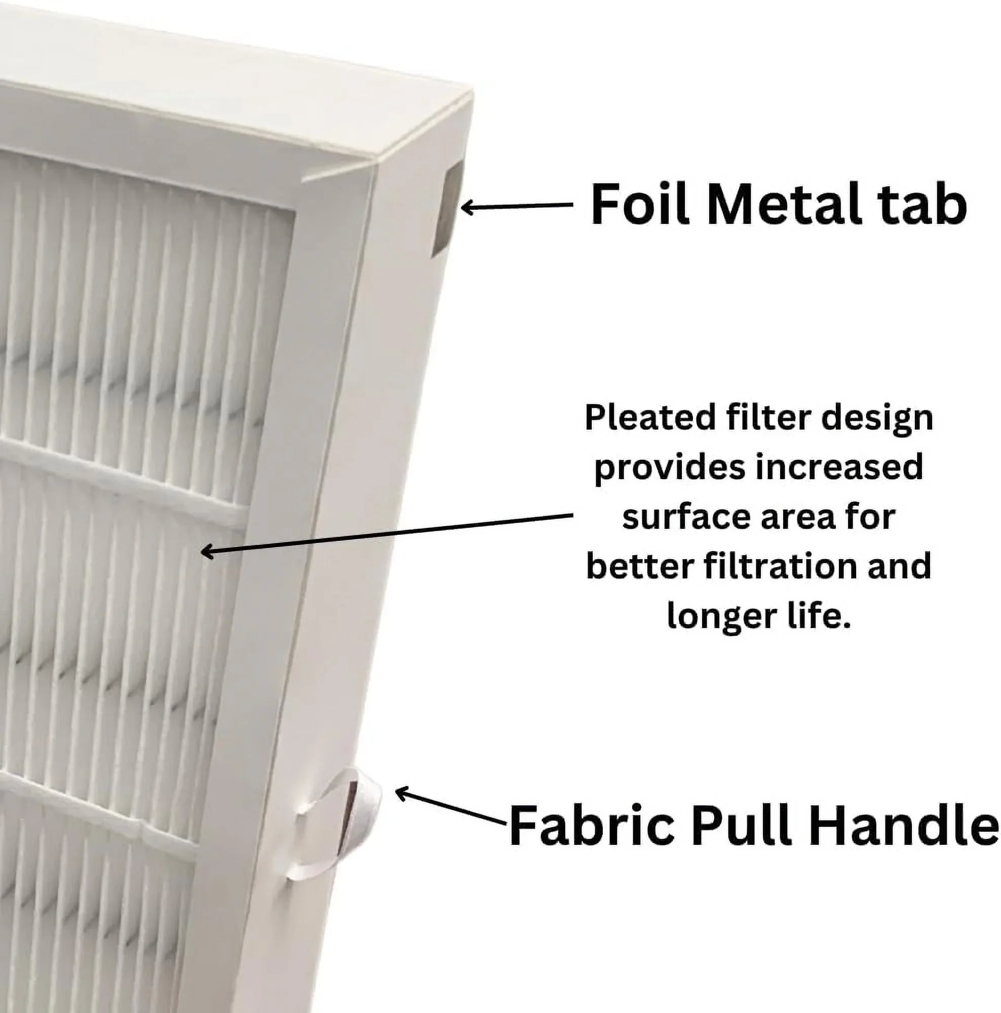 16X25x3 Filter Suitable Replacement For Carrier Part PGAPXCAR1625 AGAPXCAR1625 Fits PGAPAXX1625 (2)