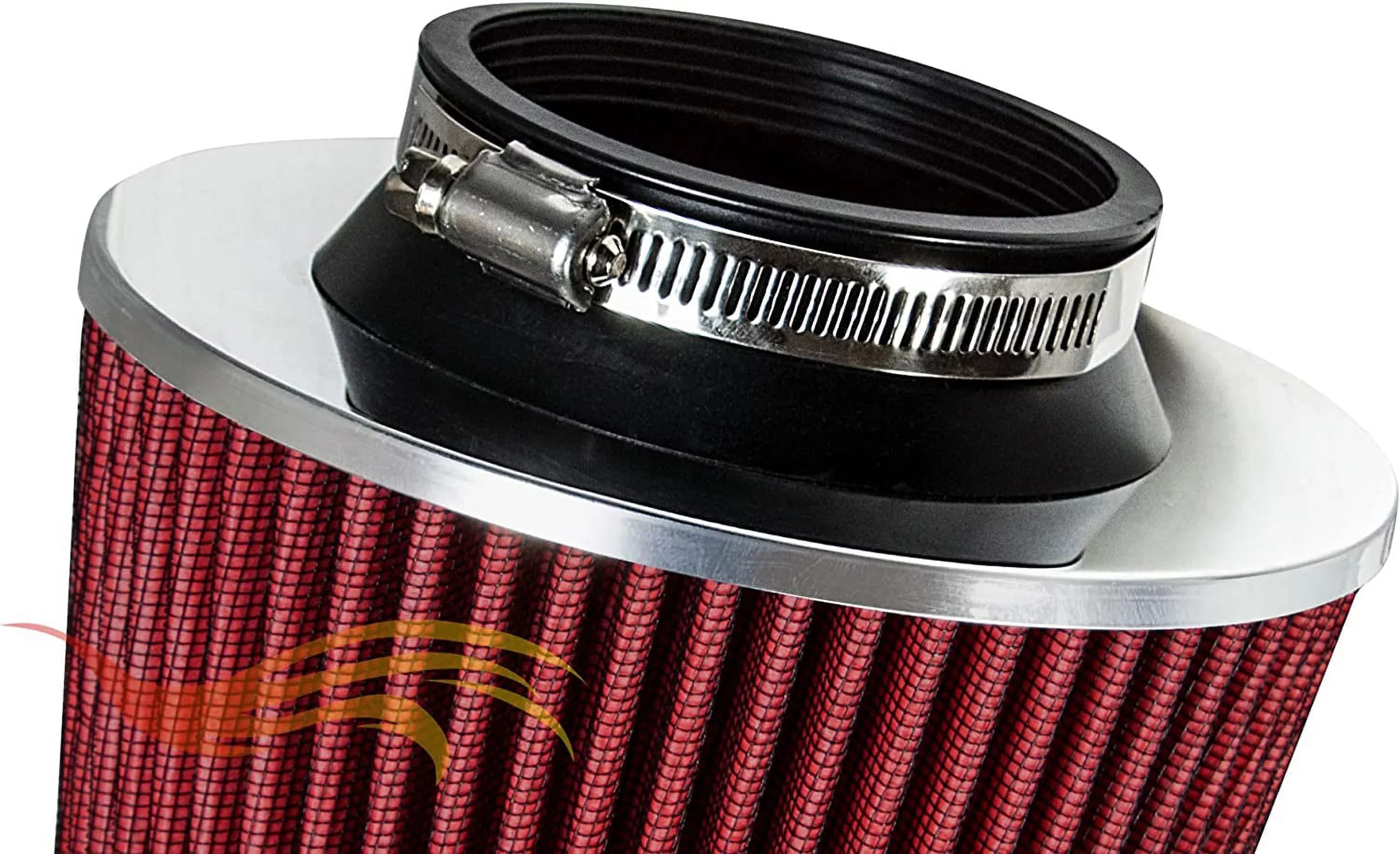 Rtunes Racing Short Ram Air Intake Kit + Filter Combo RED Matching For 02-07 Mitsubishi Lancer 2.0L