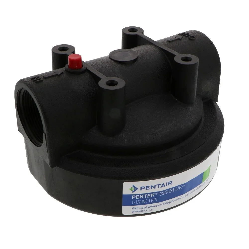 Pentair/Pentek Filter Housing,13 1/2" H,7 1/2" Dia,Blue 150239-75