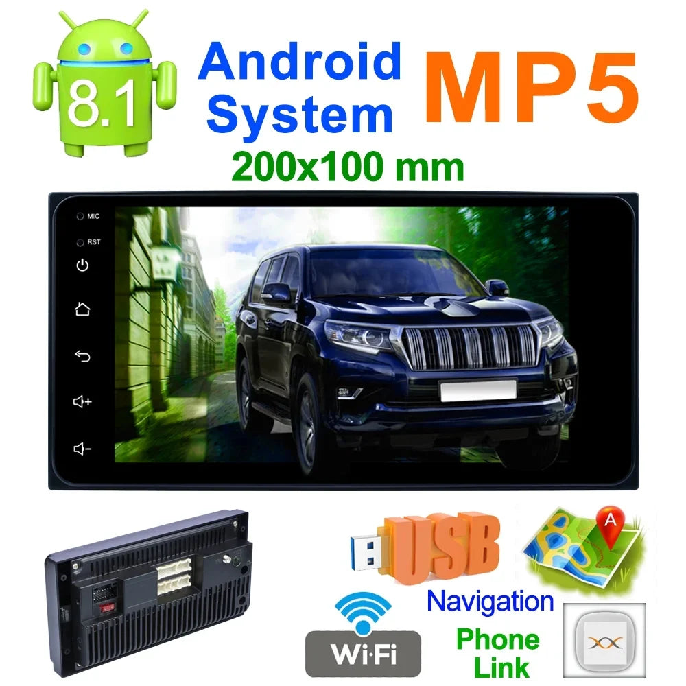 Android car GPS navigation 7 inch car MP5 mobile phone Zhilian Bluetooth WIFI reversing image 6155C