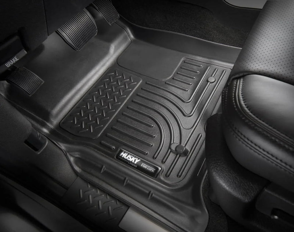 Husky by RealTruck Environment Series Front Floor Liners Black Front Row Suitable with select: 2017-2021 Chrysler Pacifica Touring L, 2023 Chrysler Pacifica