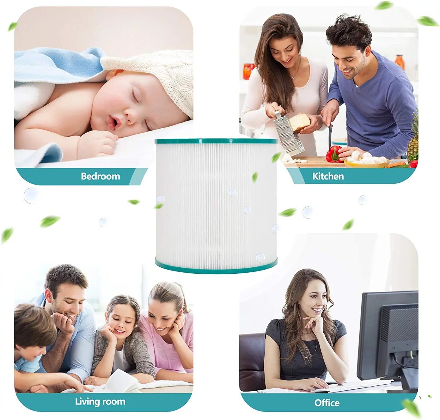 Filter Replacements for Dyson Tower Purifier Pure Cool Link TP01 TP02, TP03, BP01, AM11, Compare to Part