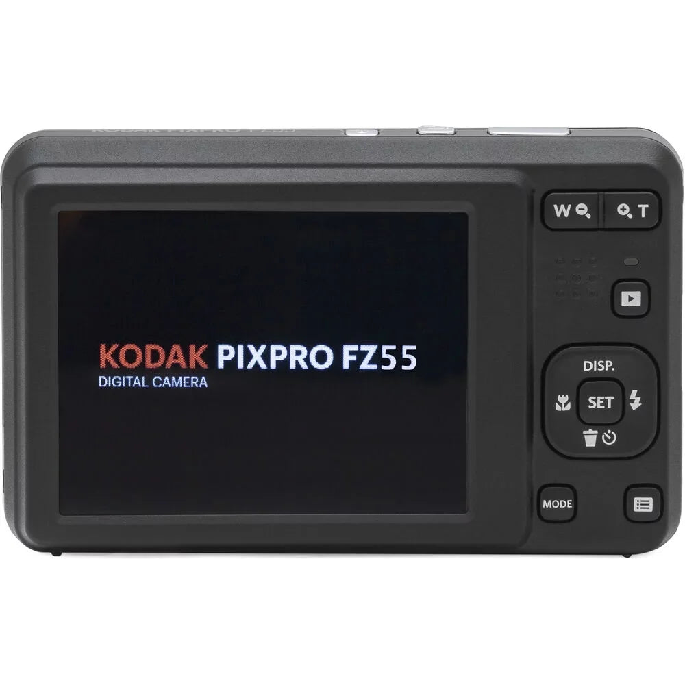 Kodak PIXPRO FZ55 Digital Camera (Blue) + Extra Battery +Tripod + 1 Yr Warranty -64GB Kit