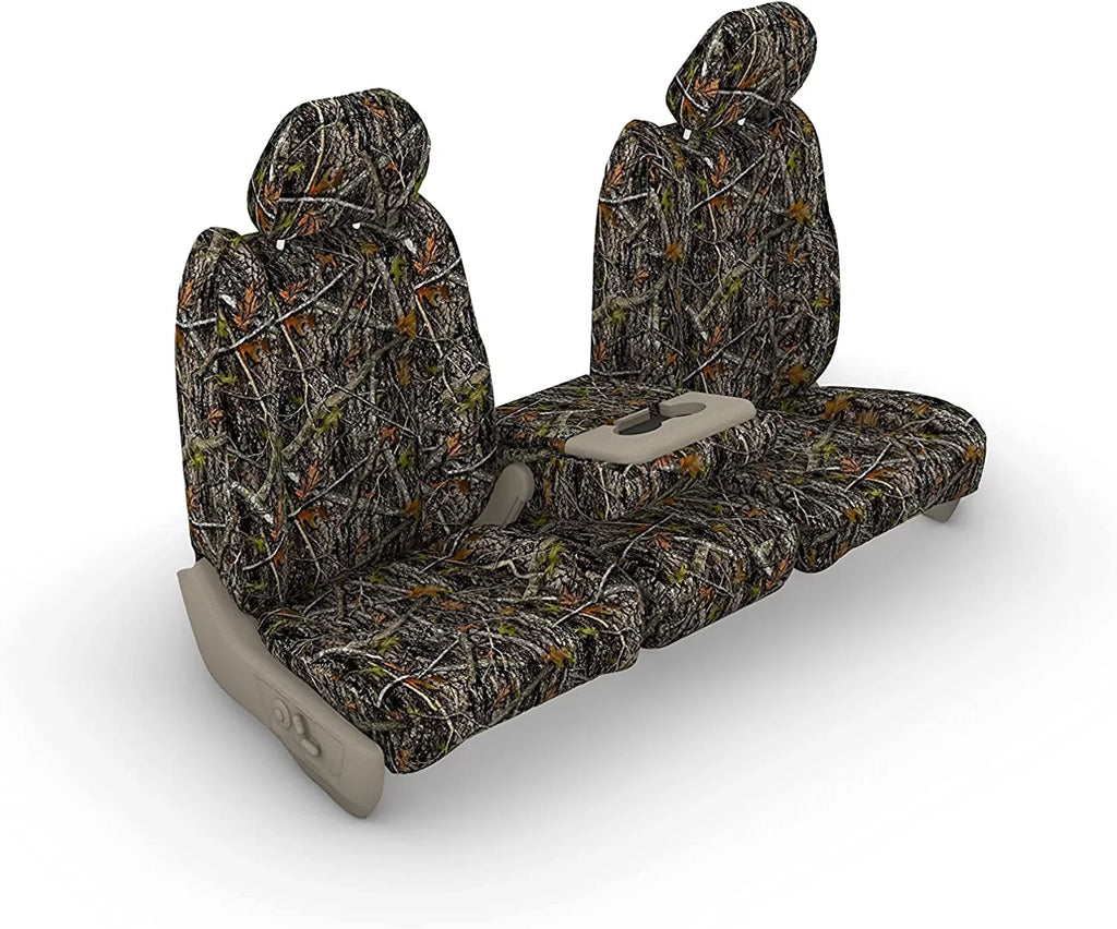 D1334 Suitable with 2013-2019 and 2020 Classic Dodge Ram 1500-3500 Cab Front 40/20/40 with opening console with 3 cupholders, 20 section does not open. In NCLC Camouflage Endura