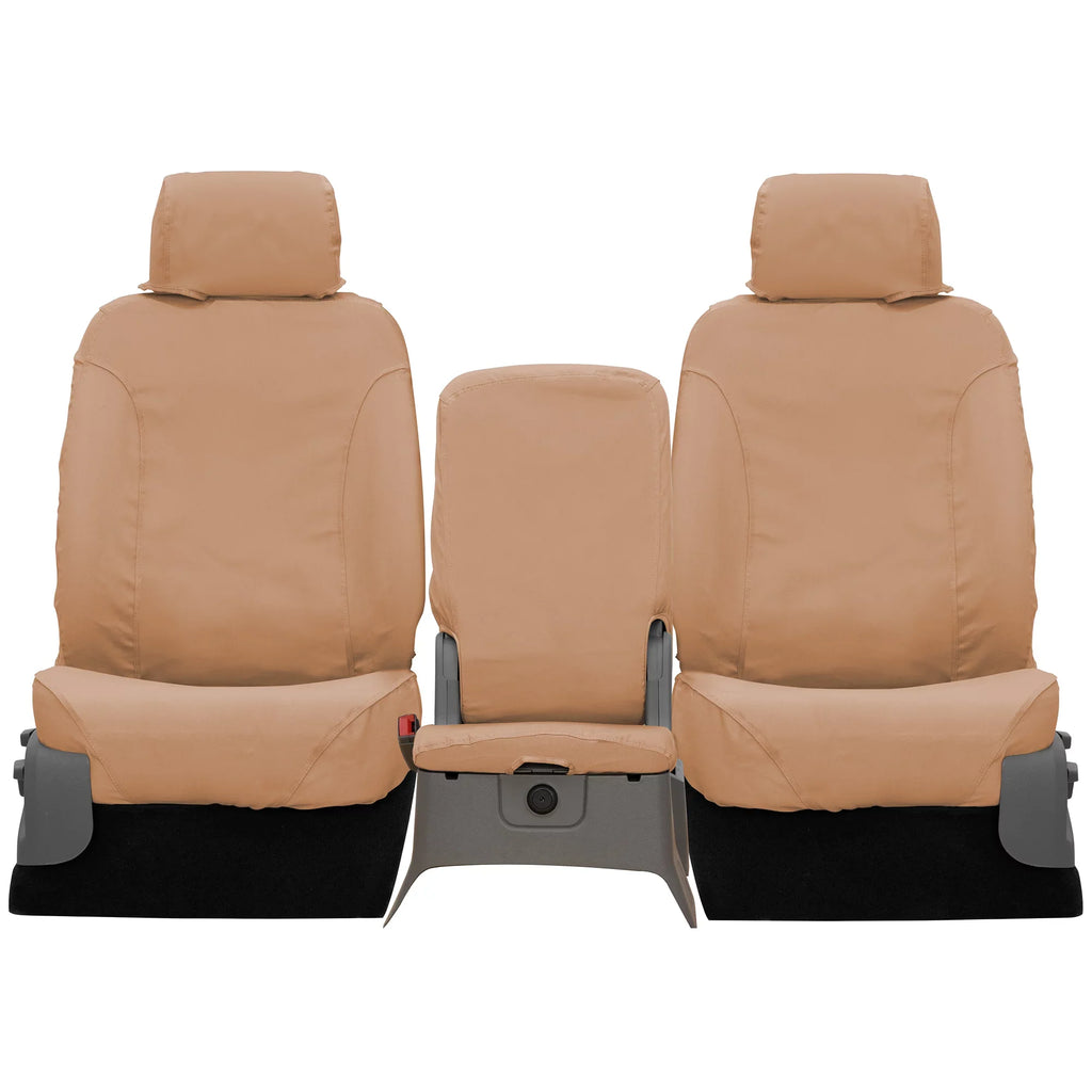 Coating SeatSaver Front Row Custom Fit Seat Shield for Select Ford F-150 Models - Polycotton (Tan) Fits select: 2013-2014 FORD F150 SUPER CAB, 2011-2012 FORD F150