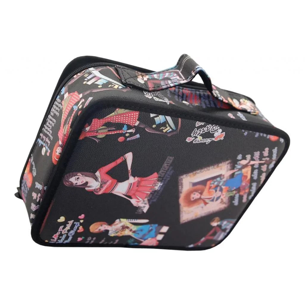 Hairdressing Tools Storage Carrying Case, Professional Multi-functional Hair Hairdresser Bag Large Mobile Beauty Cosmetics Organizer Holder