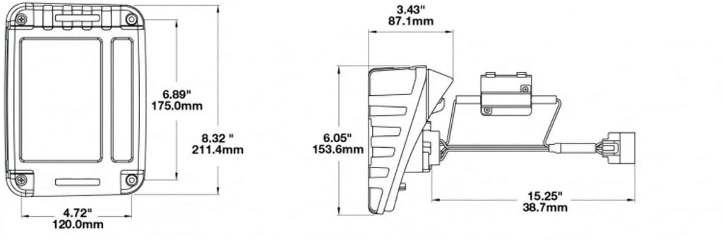 JW Speaker 279 J Tail Light Kit, Pair (JEEP DOT)