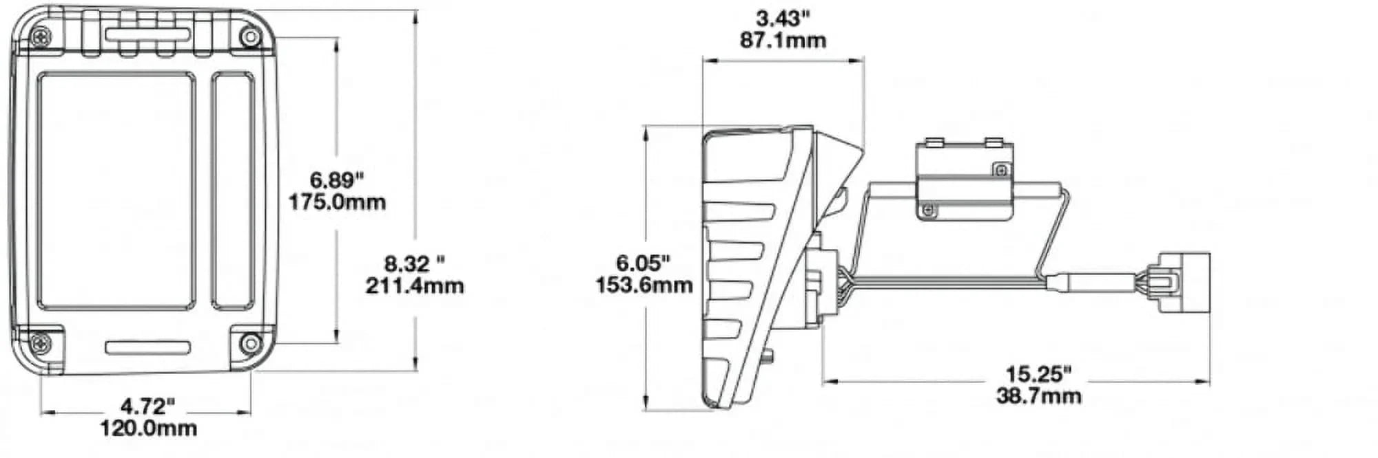 JW Speaker 279 J Tail Light Kit, Pair (JEEP DOT)