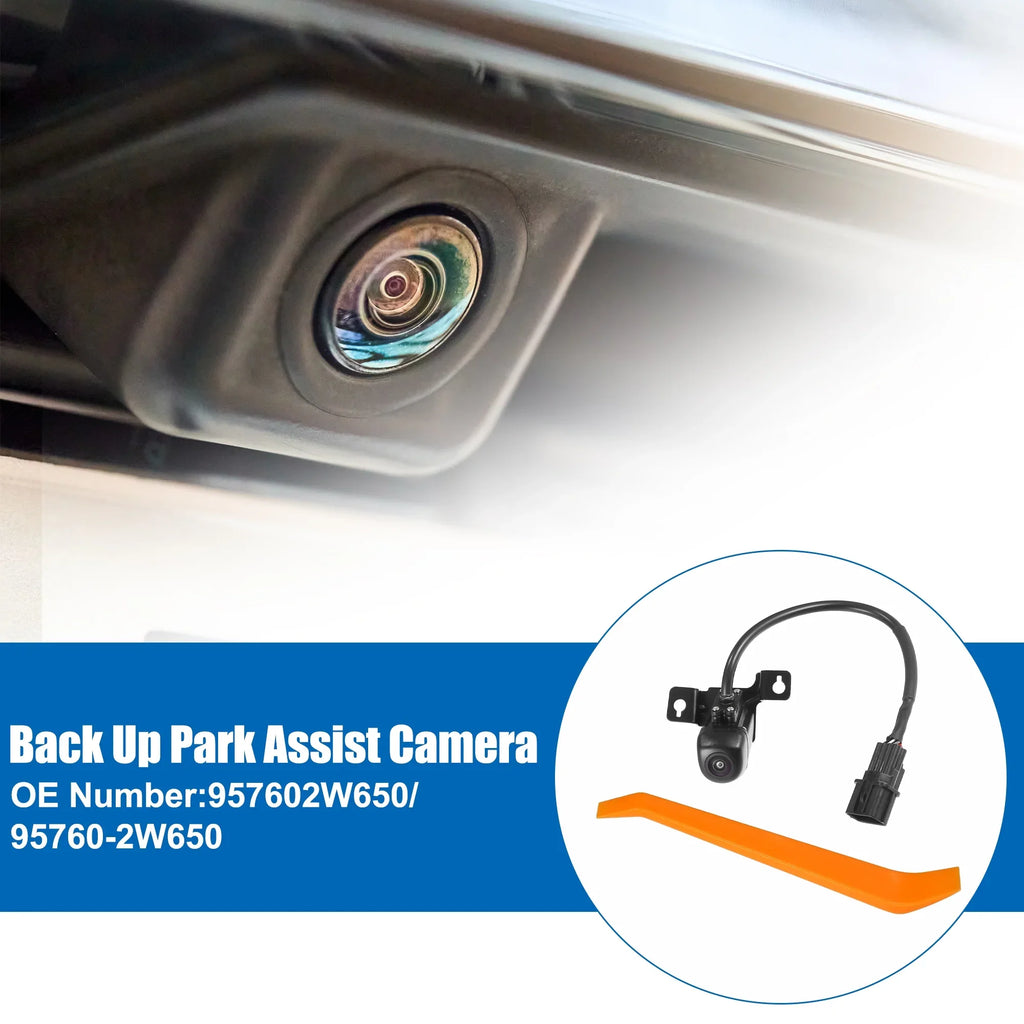 Unique Bargains 1 Set Car Rear View Back Up Camera W/ Tool Fit for Hyundai Santa Fe Sport 2017-2018 No.957602W650