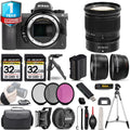 Nikon Z7 II Mirrorless Camera with 24-70mm f/4 S Lens + 0.43X Wide Angle Lens + 2.2x Telephoto Lens + 3 PC Filter Set