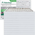 Filterbuy 12x24x2 MERV 8 Pleated HVAC AC Furnace Air Filters (12-Pack)