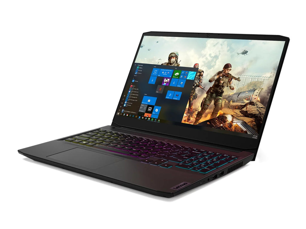 Lenovo IdeaPad 3 Gaming Laptop, 15.6" 120Hz FHD Display, AMD Ryzen 5 5600H Upto 4.2GHz, 32GB RAM, 2TB NVMe SSD, NVIDIA GeForce RTX 3050, HDMI, Wi-Fi, Bluetooth, Windows 10 Pro