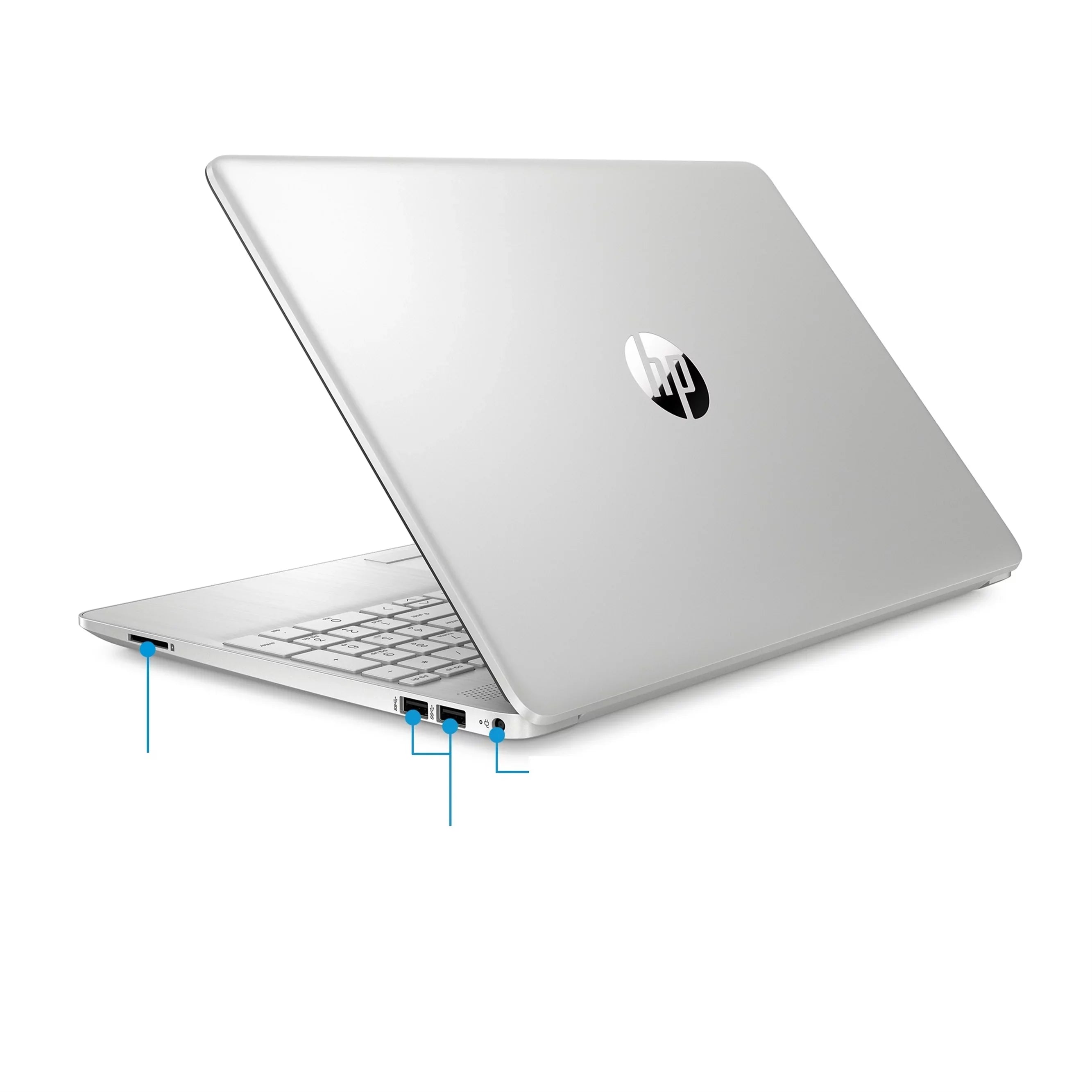 HP 15-GW0010 15.6" 4GB 1TB+128GB SSD AMD Ryzen™ 3 3250U 2.6GHz Win10H,Natural Silver (Used)