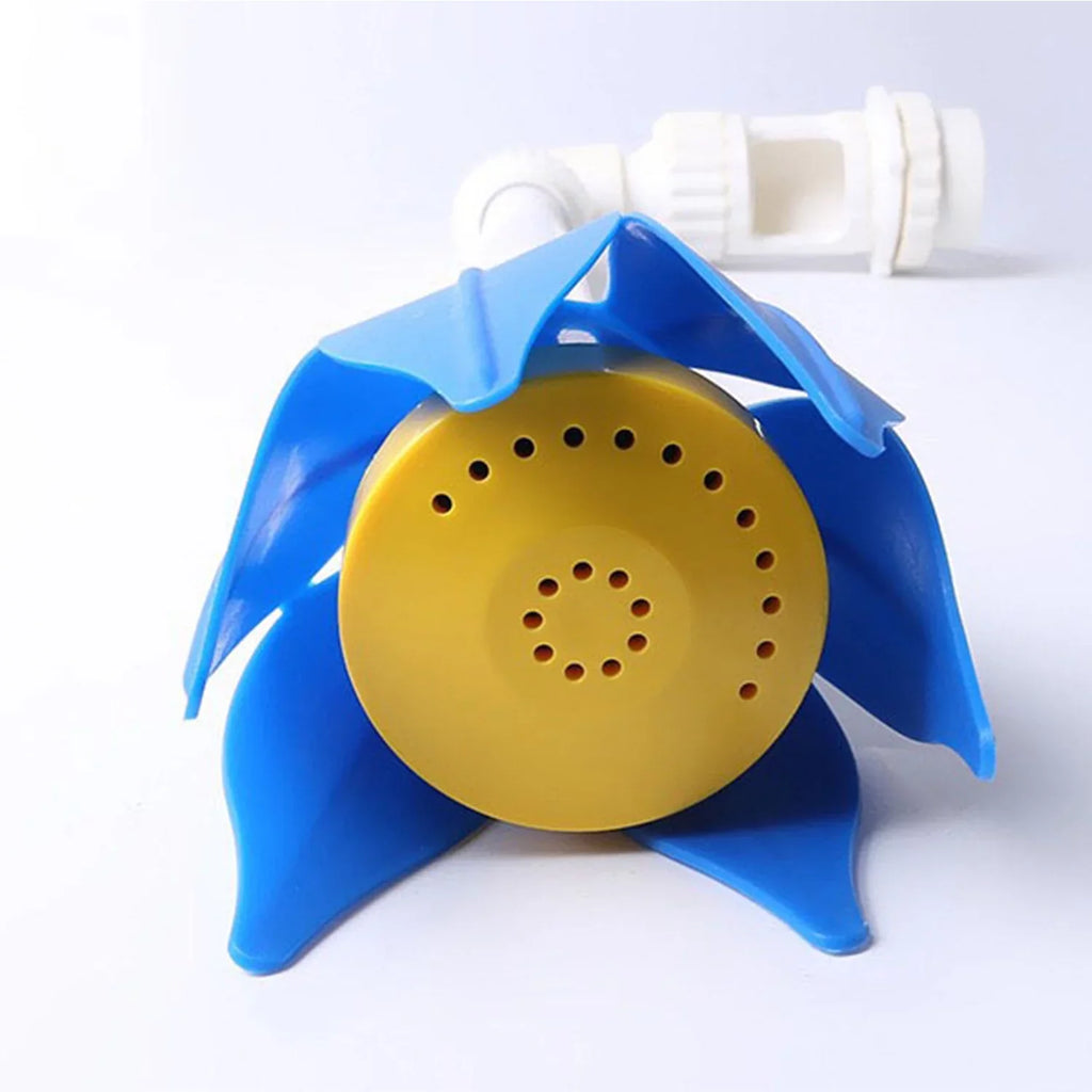 Swimming Pool Fountain Flower Shape Waterfall Spray Fountain Fits 1.5-inch Threaded Return Fittings Spa Swimming Pool Tools