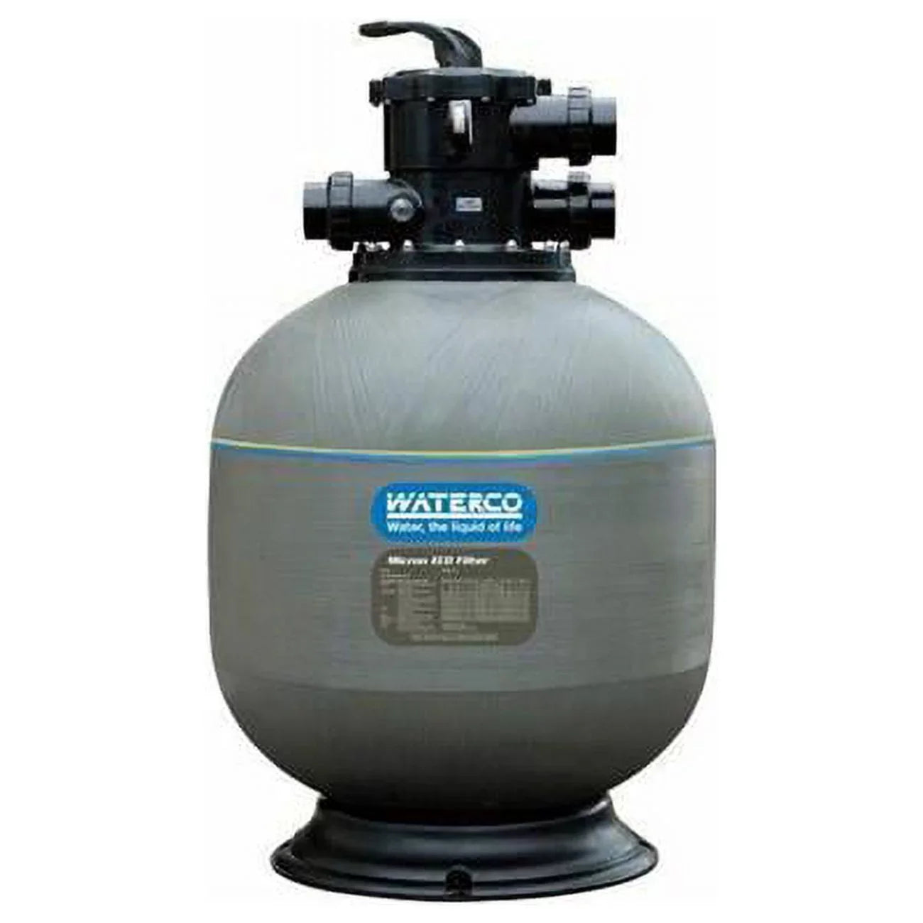 Waterco 220126401NA 24 in. 50 PSI S602 Micron Top Mount S-Series Filter with 2 in. Bulkhead Connection