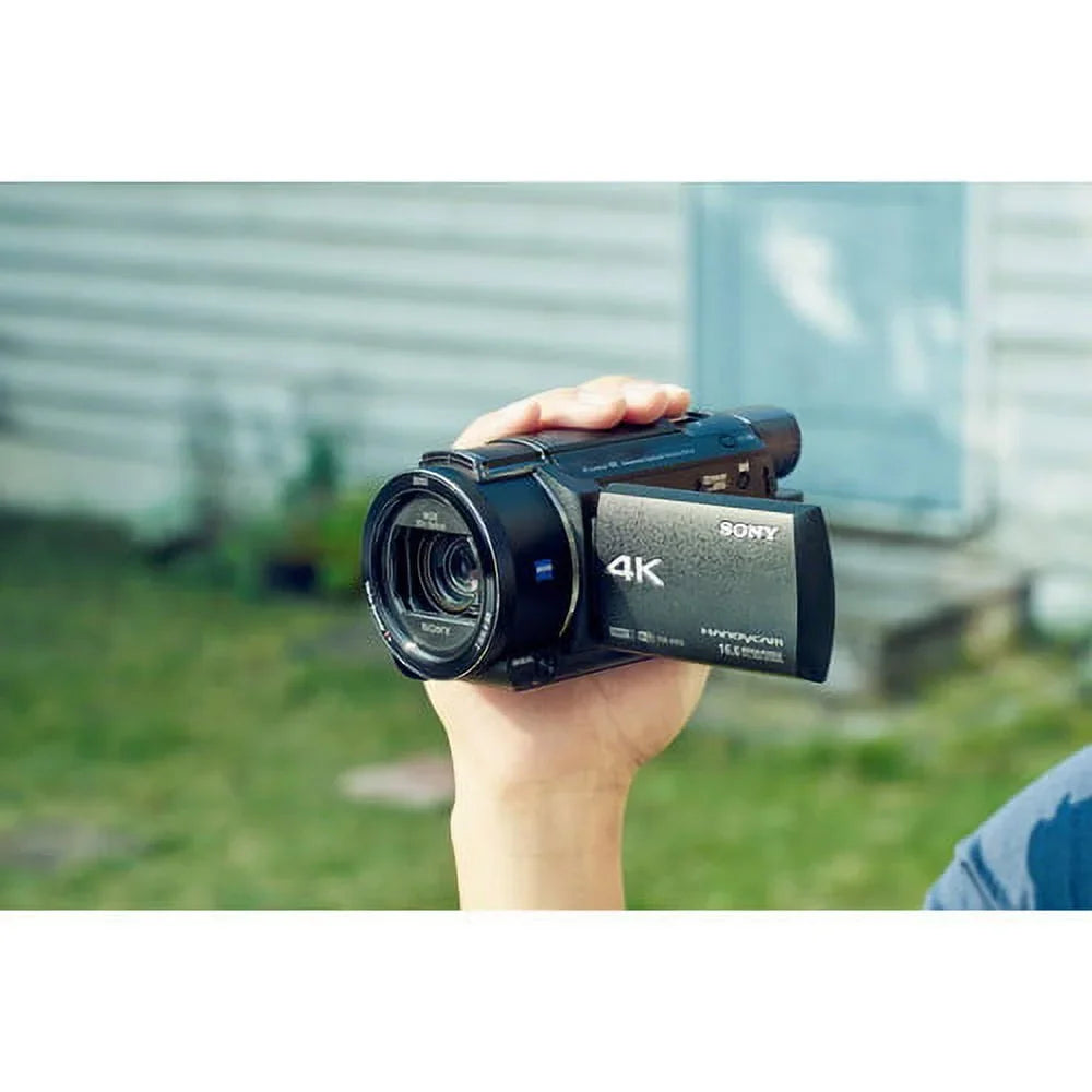 Sony FDR-AX53 4K Ultra HD Handycam Camcorder. - Professional Bundle