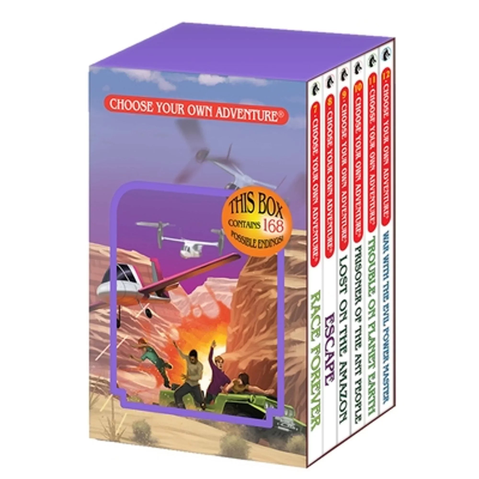 Pre-Owned Choose Your Own Adventure 6-Book Boxed Set #2 (Race Forever, Escape, Lost on the Amazon, (Paperback 9781933390925) by R a Montgomery