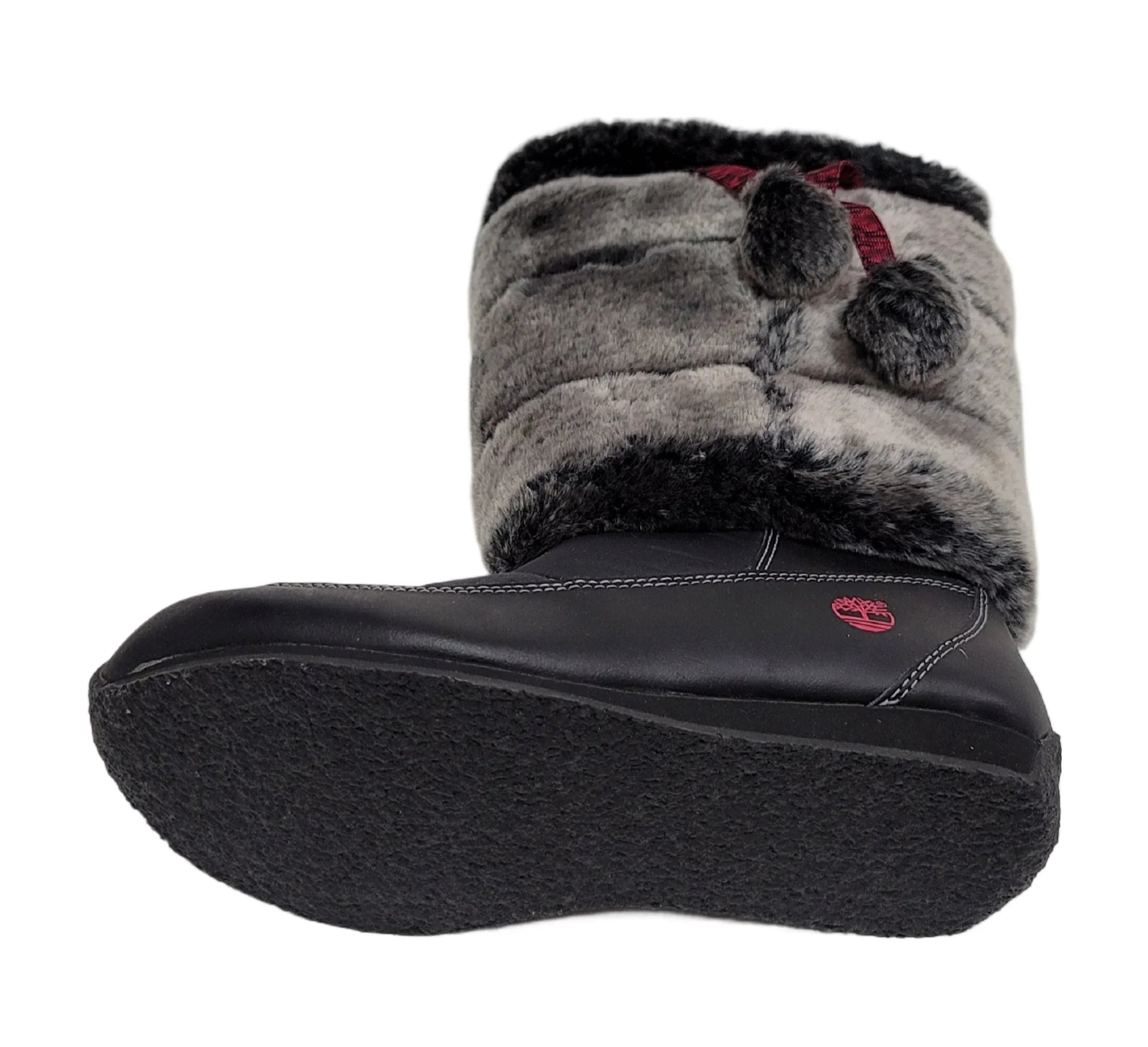 Timberland Junior Big Kid Winterberry Tall Fur Medium Boot Black 59994 size 4.5 US