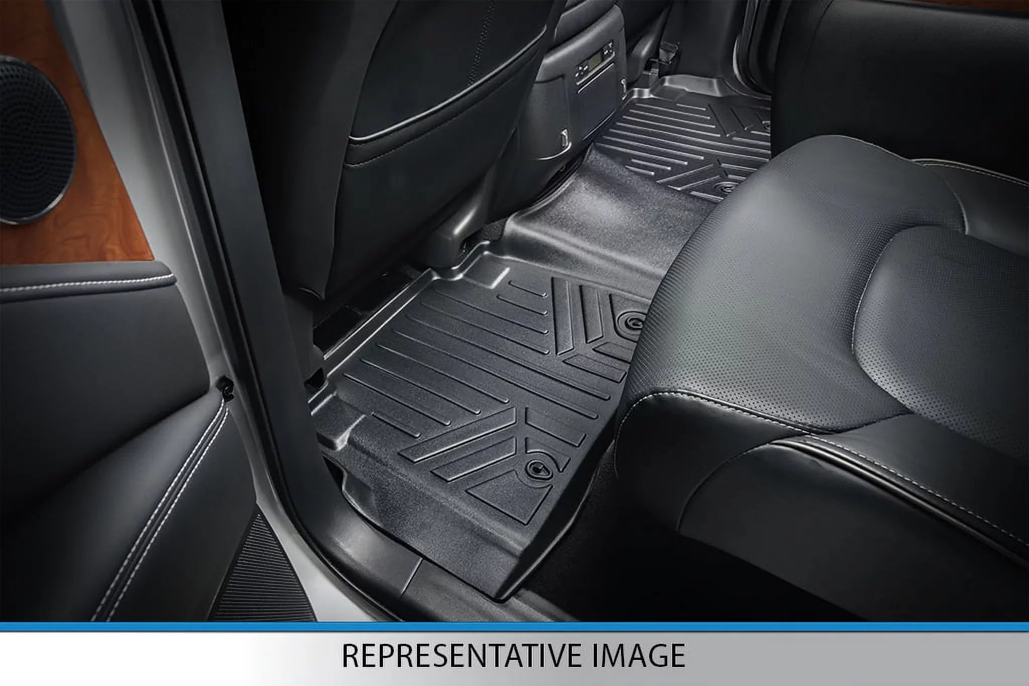 Smartliner SA0315-B0071-D0071 Custom Fit 2 Rows Floor Mats & Cargo Liner Set for 2016-2021 Jeep Grand Cherokee, Black