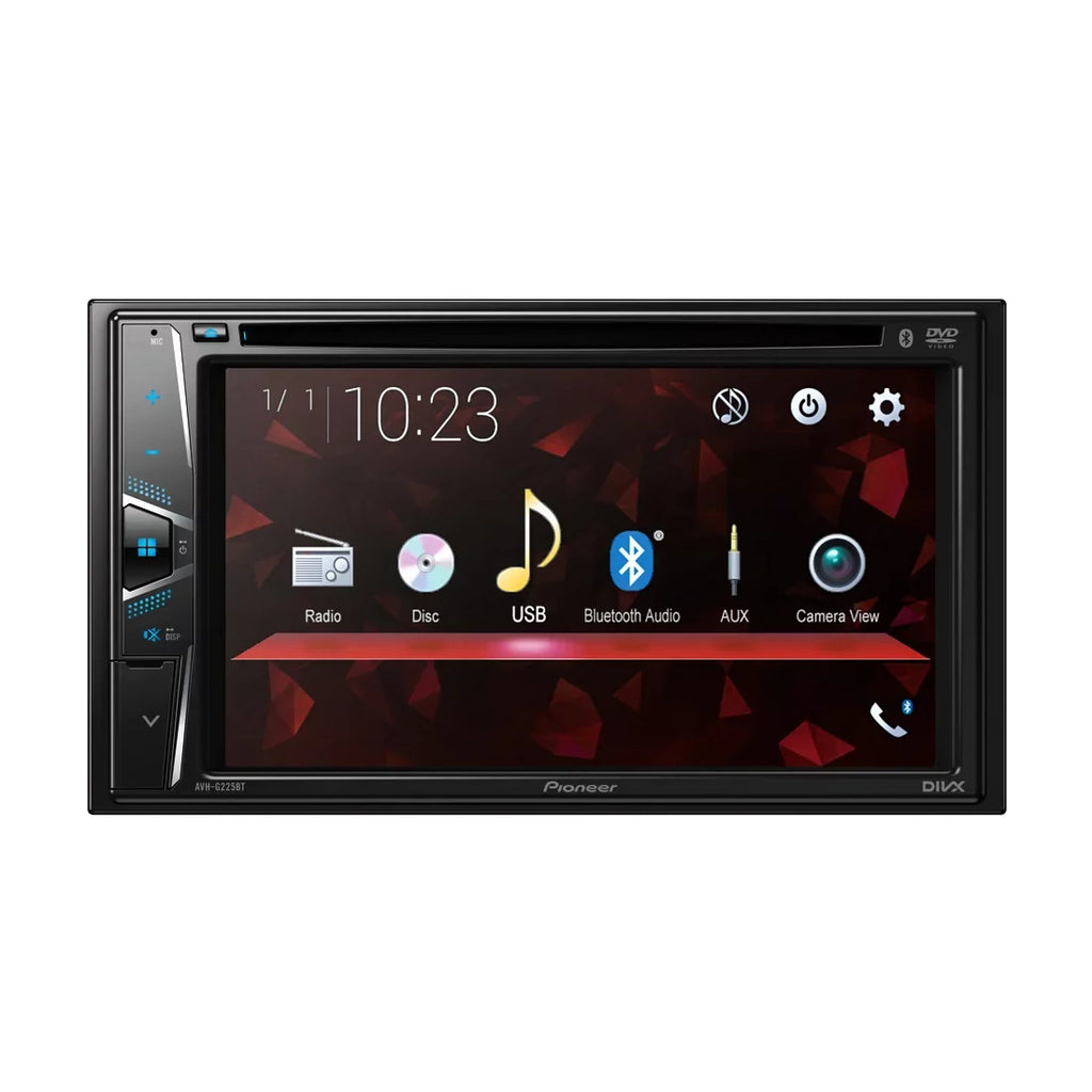 Pioneer AVH-G225BT 2-DIN Car In-Dash DVD Bluetooth Receiver w/ 6.2" Touchscreen