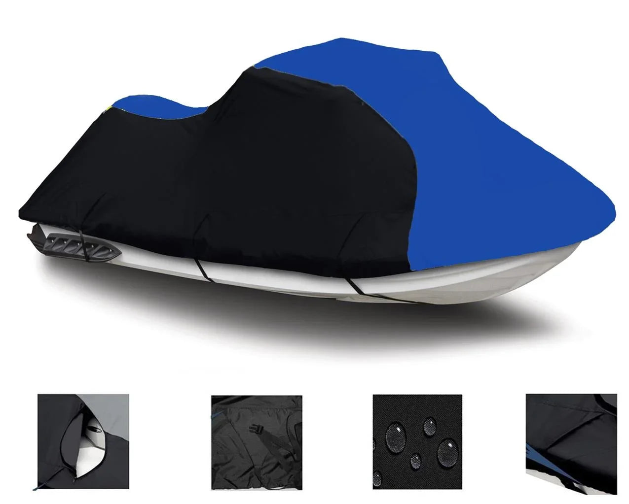 BLACK / BLUE HEAVY-DUTY Shield Fitting for Sea Doo Sea-Doo GTX Limited JetSki Jet Ski PWC Coating 2005 2006 2007 2008