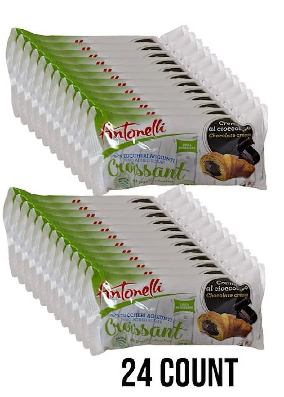 No Added Sugar Chocolate Croissant - DORA3 Croissant No Added Sugar Chocolate Cream 300g/each- 4 Pack of 6 in each