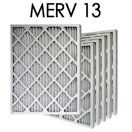 12x36x1 MERV 13 Pleated Air Filter 6PK | 11.5x35.5x.75 - Actual Size