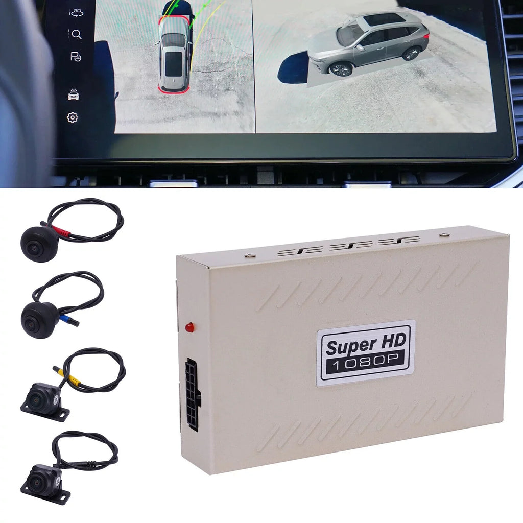 Miumaeov 1080P 4-camera Car DVR Recording 360° Seamless Bird View Panoramic System Kits