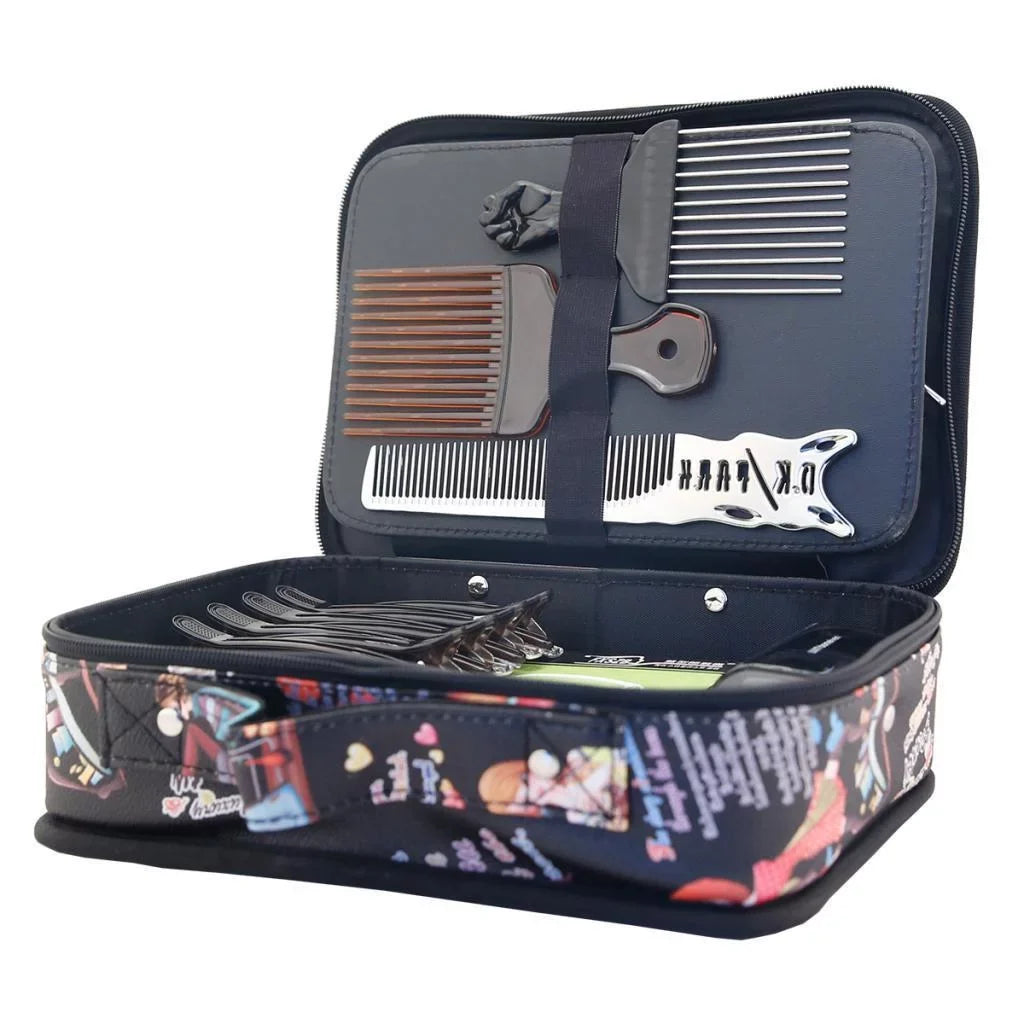 Hairdressing Tools Storage Carrying Case, Professional Multi-functional Hair Hairdresser Bag Large Mobile Beauty Cosmetics Organizer Holder