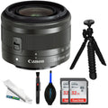 Canon EF-M 15-45mm f/3.5-6.3 IS STM Lens (Graphite) - DealExpo Basic Bundle