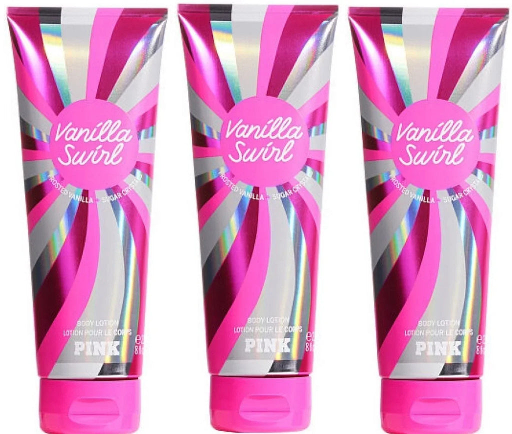 PINK/Victoria's Secret Vanilla Swirl Body Lotion set of 3
