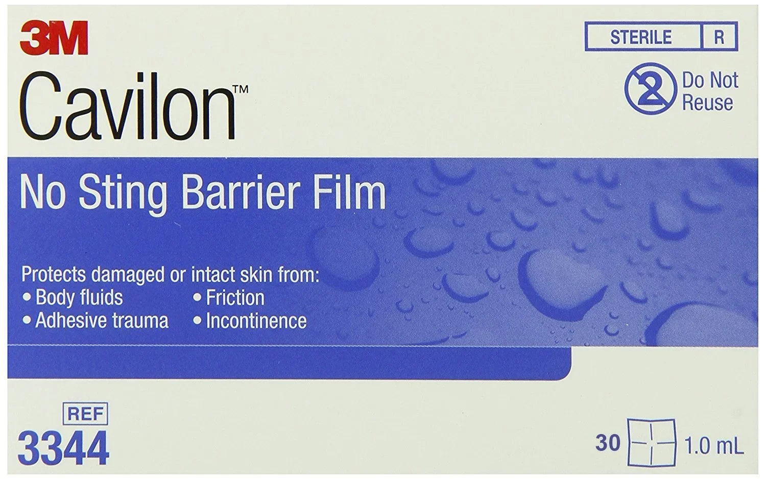 MCK33442100 - Barrier Film Cavilon 1.0 mL Wipe, Sterile, Alcohol Free, No Sting