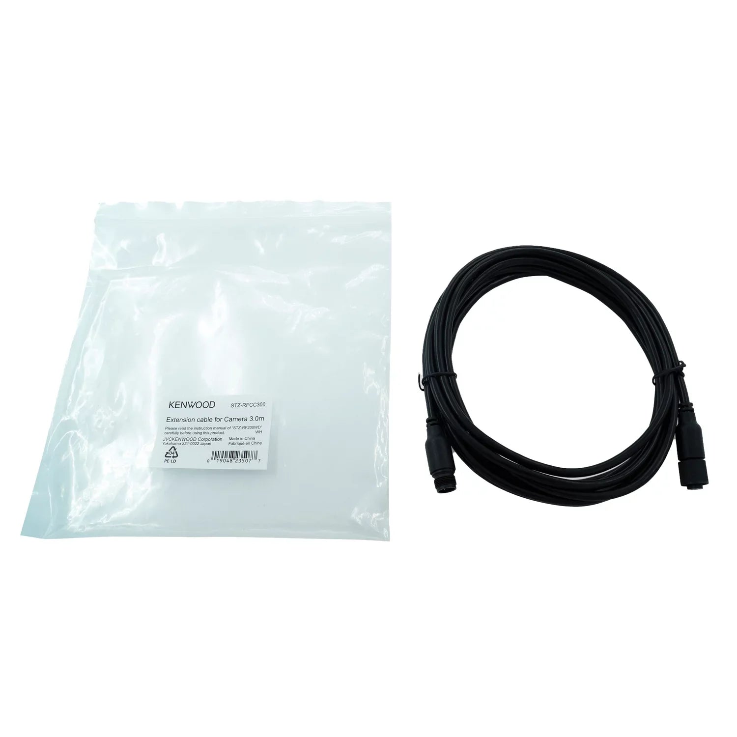 KENWOOD STZ-RFCC300 Camera Extension Cable for KENWOOD STZ-RF200WD Motorsports Front-and-Rear Action Camera System (9.8 Ft.)