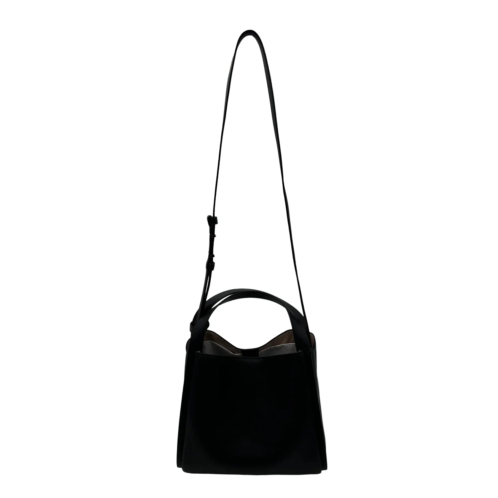 Kate Spade Knott Plaid Stitched Medium Crossbody Tote - Black