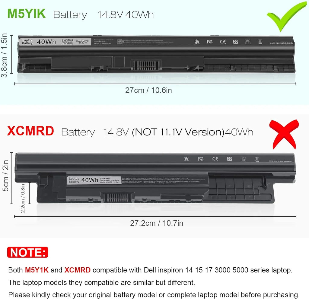 M5Y1K Laptop y for Inspiron 14 15 17 5000 3000 Series 5559 5558 3551 3451 3558 i3558 3567 5755 5756 5458
