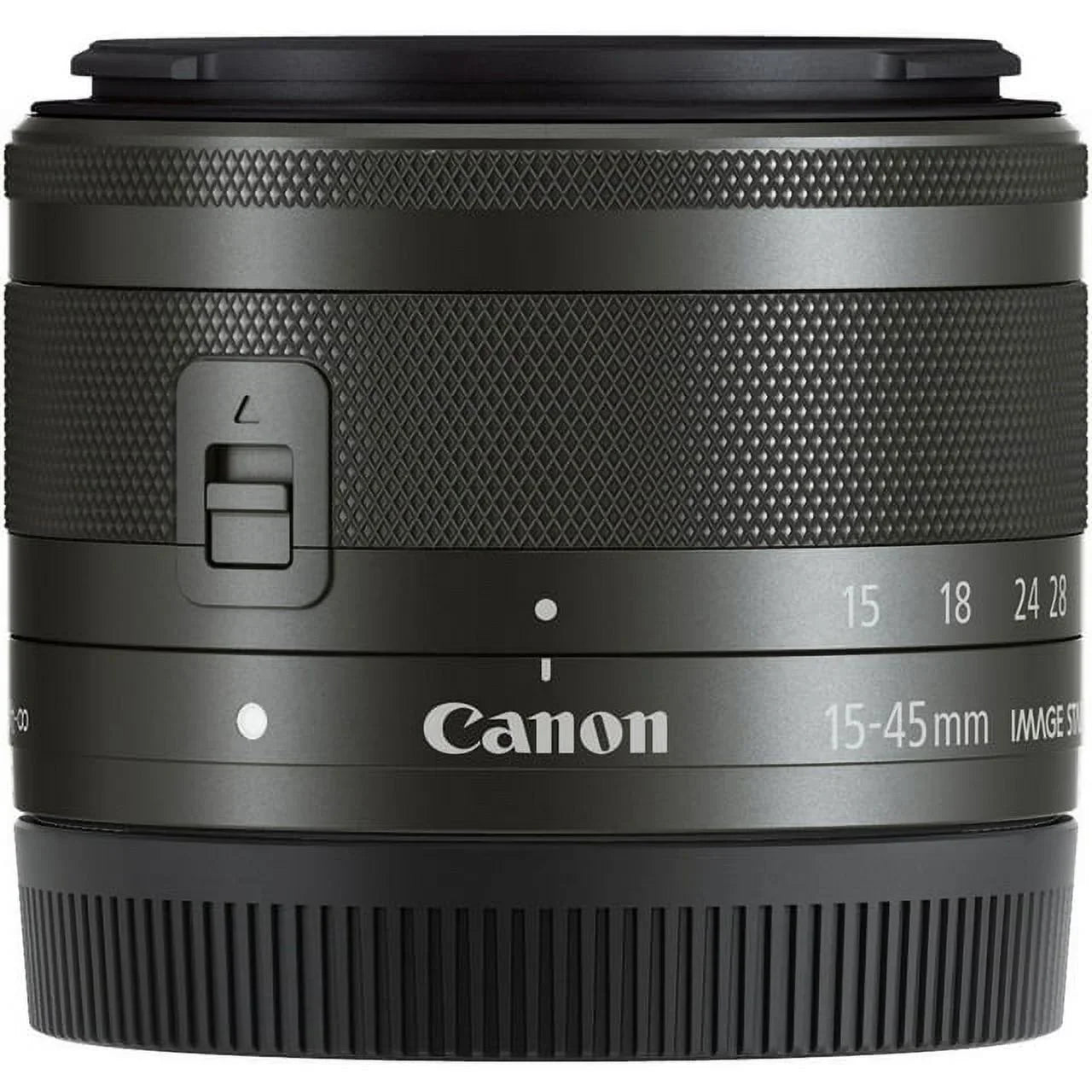 Canon EF-M 15-45mm f/3.5-6.3 IS STM Lens (Graphite) - DealExpo Basic Bundle