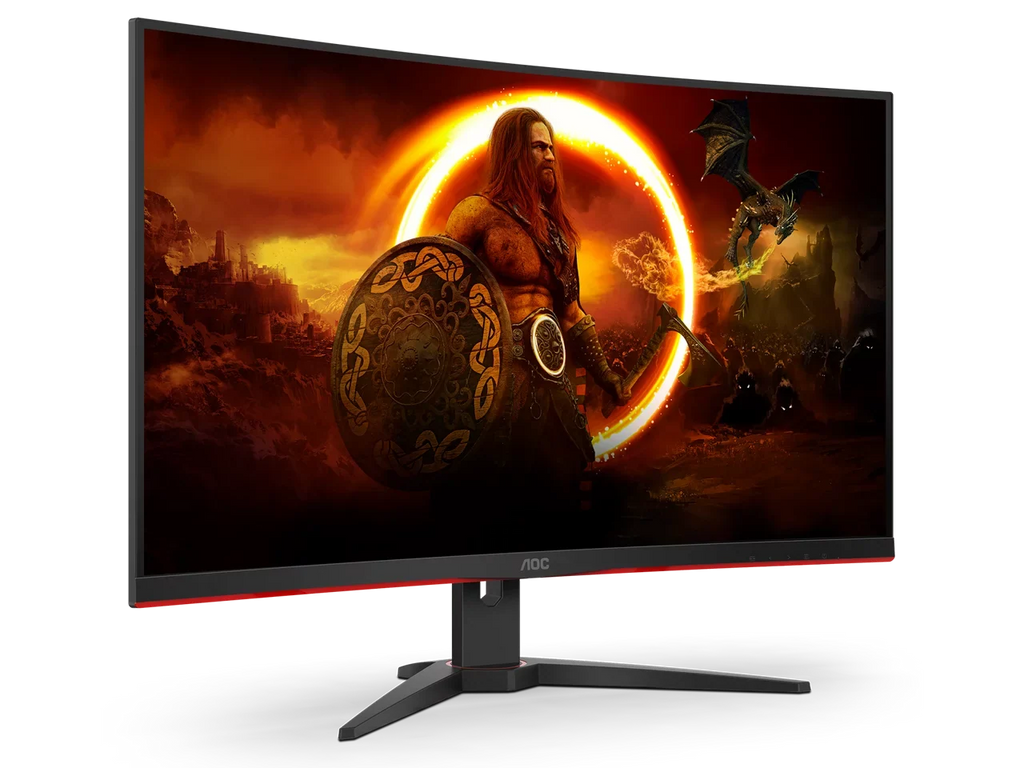 AOC 32" (31.5" Viewable) 240 Hz VA FHD Curved Gaming Monitor FreeSync Premium (AMD Adaptive Sync) 1920 x 1080 123% sRGB, 91% DCI-P3, 85% NTSC HDMI, DisplayPort, Audio (C32G2ZE)