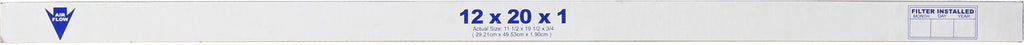 12x20x1 (11_1/2x19_1/2) Pure Green Plus Carbon Eco-Friendly Air Filters 3 Pack