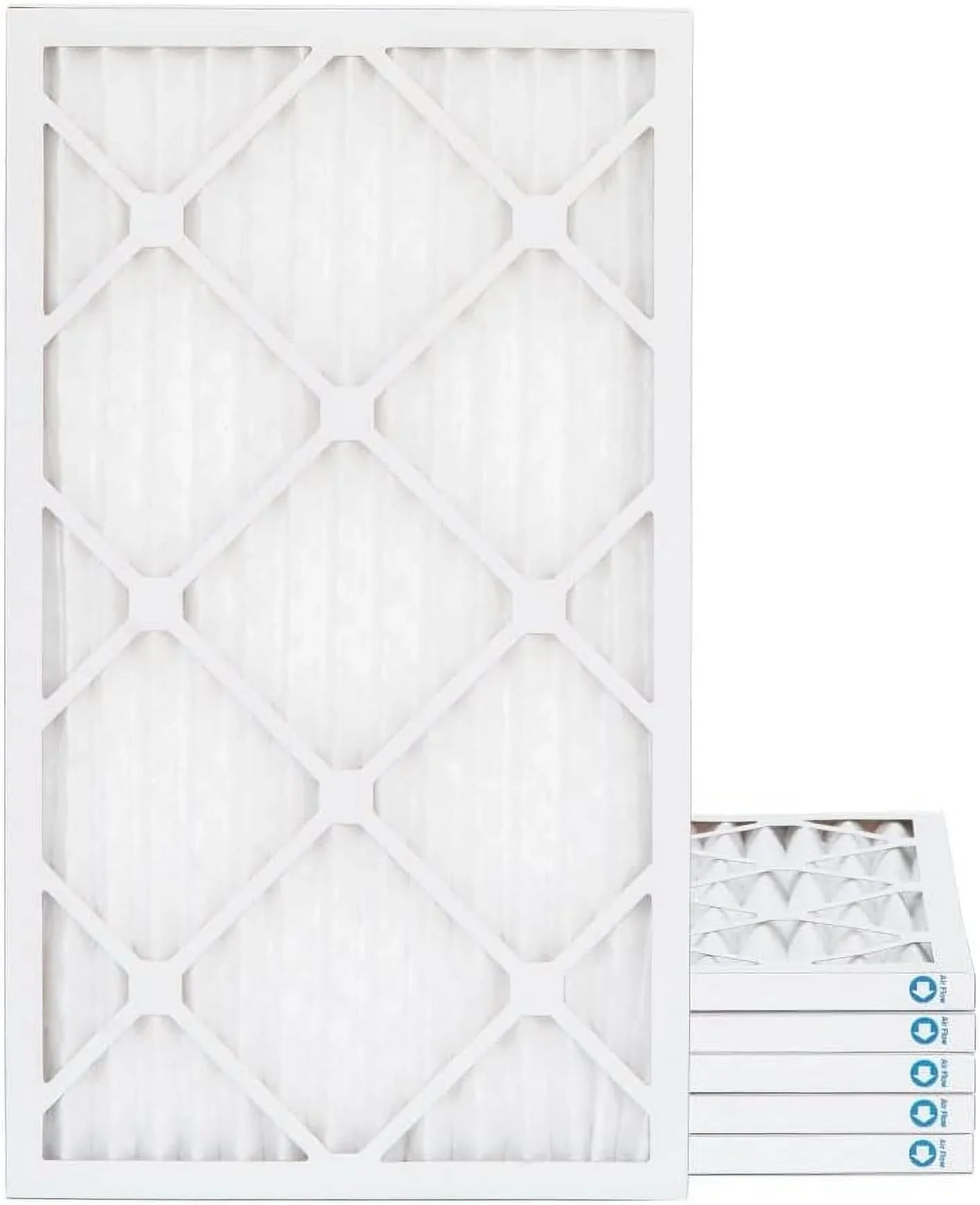18X30x1 MERV 11, MPR 1000 Pleated Furne 1" Air Filters By Pamlico. 6 Pk. Size: 17-3/4 X 29-3/4 X 3/4